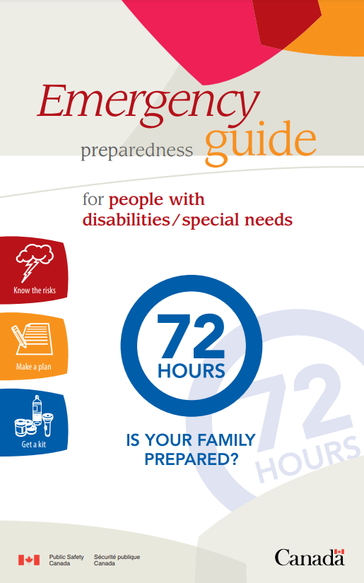 Disabilities -Special Needs - Emergency Preparedness Brochure