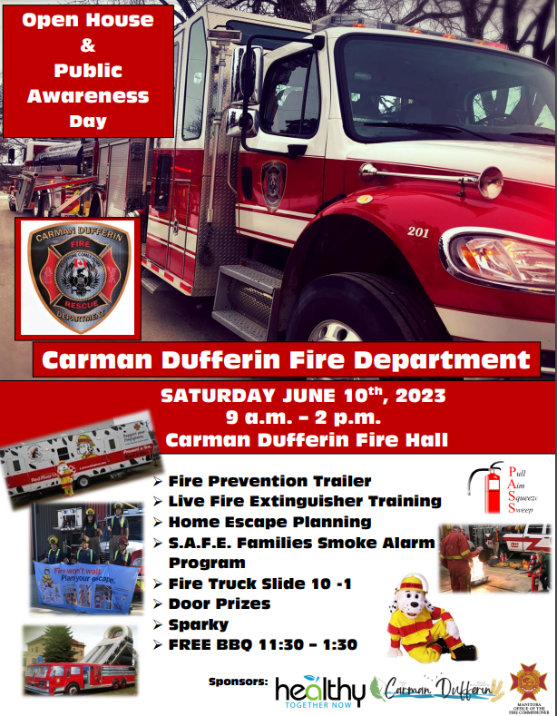 CDFD Open House Poster June 10th 2023